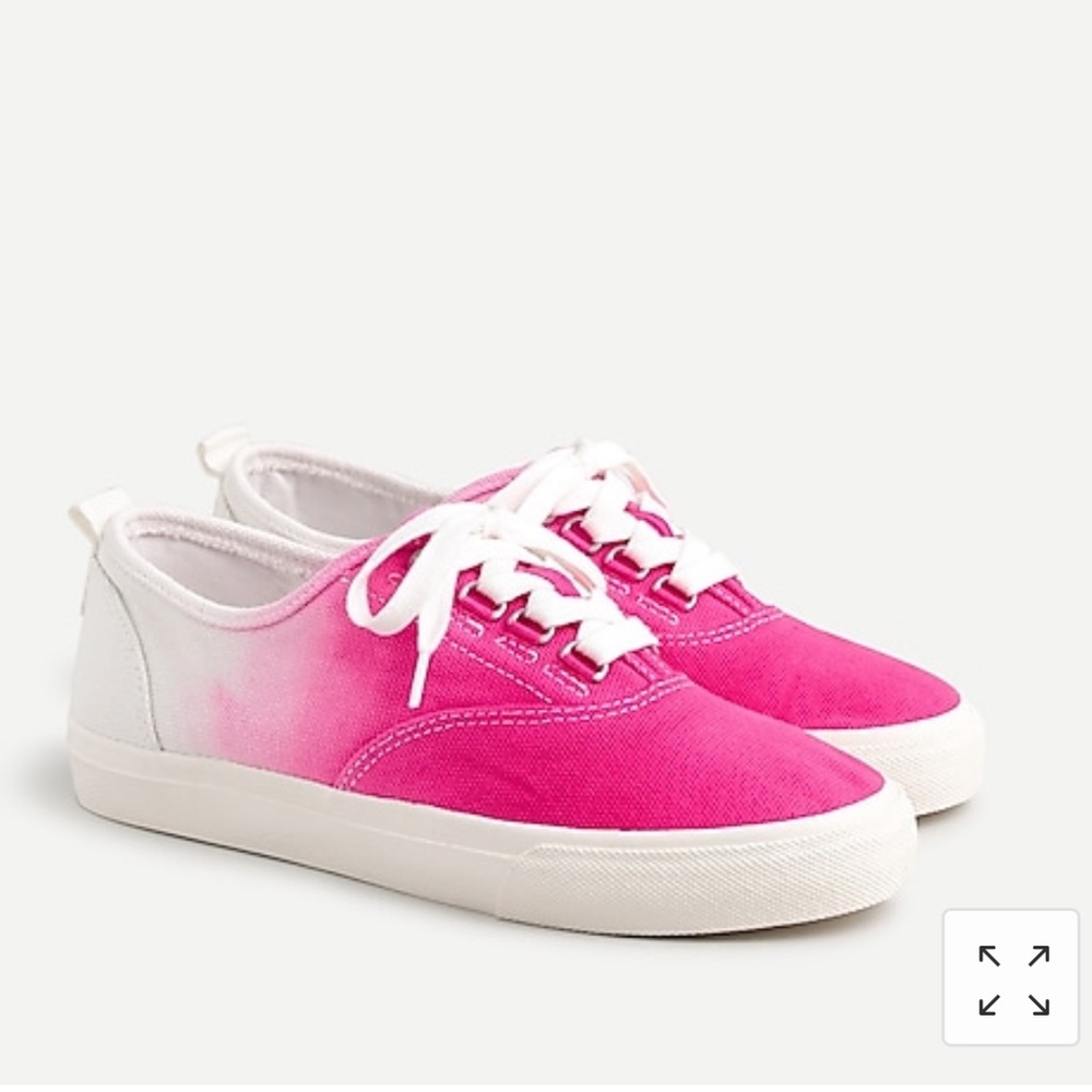 NWT Pink J.Crew Harbor Sneakers